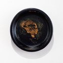 Jason Greig, Mythos, acrylic on clay,  110mm diameter.
