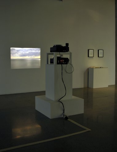 Sean Lynch, Preliminary Sketch for the reappearance of HyBrazil, 2007, installation shot