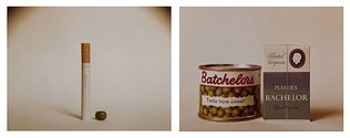 Billy Apple, Homonym, 1963, Vintage colour photographs, Printed from 2 1/4” sq 1963, Kodak Safety Film positive transparencies, diptych