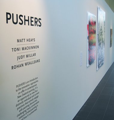 The installation at Lawson & Calder Gallery