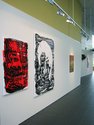 Judy Millar installation of paintings