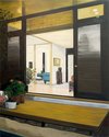 Graham Fletcher, Untitled (Lounge Room Tribalism), 2009-2010, oil on canvas, 1500 x 1200 mm