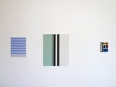 Walters hang at Crockford's: (l-r) Untitled, 1980, Untitled, c.1980, Untitled, 1885.