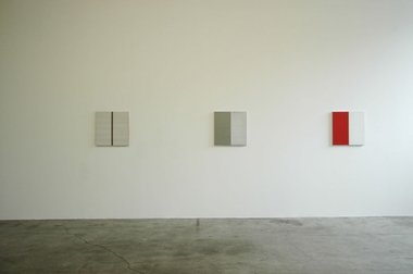Callum Innes at Jensen: Agitated Vertical, 2009; Untitled No. 147, 2010; Untitled No. 75, 2010