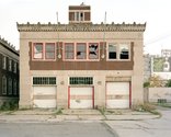 Frank Schwere, Highland Park Fire Department (Gerald St), Detroit, MI, 2009, C-Print, 126cm x 100cm, edition of 10. Courtesy of the artist and Two Rooms.