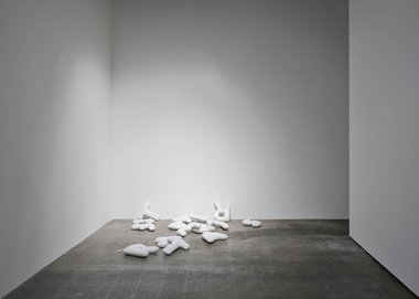 Joe Sheehan, Words Fail, 2011, carrara marble, dimensions variable