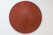 Brett Graham, Talcahuano, hand carved wood and lacquer, 1250 mm diameter. Photo by Jennifer French
