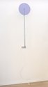 Francis Till, 140 µW/m2, digital print on perforated vinyl, toughened glass, stainless steel, galvanised steel, antennae cable, 1400 x 350 x 300 mm