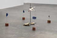 Jim Allen, Rio, 2012, metal, wood, paper, cloth, porcelain, dimensions variable.