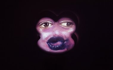 Tony Oursler, Sang, 2008, video projection on polystyrene form