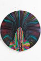 Alexis Harding, Kingdom, 2011, central tondo, oil and gloss paint on MDF, 75 cm diameter