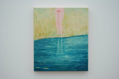 Elizabeth Hyde-Hills, Untitled, oil on board, 30 x 35 cm