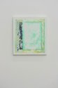 Johl Dwyer, Alice, 2011, plaster, oil, acrylic, pine, 450 c 400 x 20 mm