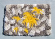 Erica van Zon, Goldenrod/The Wash, 2013, wool, canvas, cotton. Image courtesy of the artist.   