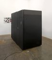 Ben Clement, Decomissioned Youth, 2014, IBM server racks, digital video, 220 x 195 x 110 cm