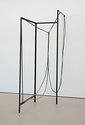 David Keating, Reverse Arcade, 2012, steel, rope, acrylic, 2500 x 1970 x 580 mm