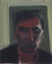 Euan MacLeod, Dark Self Portrait (1984), oil on canvas. Private collection. Photo Michel Brouet
