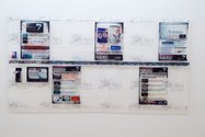 Simon Denny, Freeview Passport: Channel Document NZ presentation, 2012, mixed media, Auckland Art Gallery Toi o Tāmaki purchased 2012