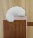 Matt Akehurst, Object 45, 2015, plywood, builders filler and paint, 406 X 360 mm 
