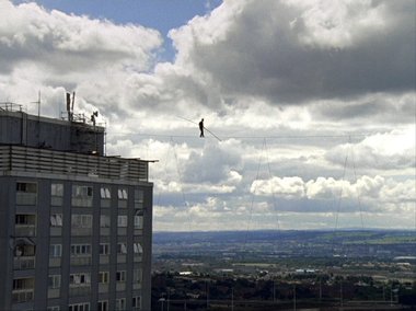 Catherine Yass, High Wire, 2008, film installation, 7m 23sec, courtesy of Courtesy of Alison Jacques Gallery