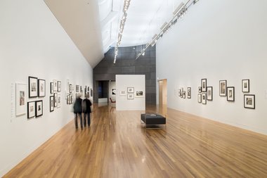 Installation of New Zealand Photography Collected, 2016. Photo: Mike O'Neill (c) Te Papa. 