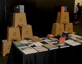 Bookstand by Kelvin Soh and Anita Totha. Photograph: Emil McAvoy