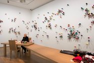 The Mending Project, 2009, Lee Mingwei and His Relations: The Art of Participation (installation view), Auckland Art Gallery Toi o Tāmaki, 2016