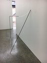 Karyn Taylor, Curvature between 2 logical end points, 2017, pVC, pine, gouache, aninated light, 1500 mm x 1650 mm x 860 mm