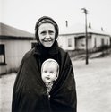 John Pascoe, Miner’s Daughter, Denniston, Westland, September 1944, 1944, photograph, 187x187mm, Auckland Art Gallery Toi o Tāmaki, purchased 2010