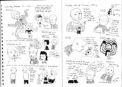 Bryce Galloway, Incredibly Hot Sex with Hideous People: Diary Comics, sample spread.