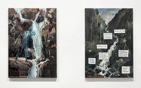 Greg O’Brien and Euan Macleod, Canticle of a mid-Canterbury Stream, 2018 and After Petrus Van der Velden, 2017