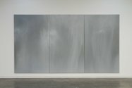 Ash Keating, GSR #89, 2018, synthetic polymer on linen, 251 x 453 cm (triptych), 251 x 151 cm (each panel)