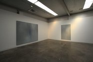 Ash Keating's Gravity System Response exhibition as installed at Fox Jensen McCory.