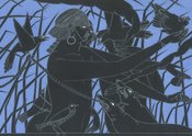 Kushana Bush, Bird Parable, 2019, gouache and watercolour on paper, 190 x 270 mm