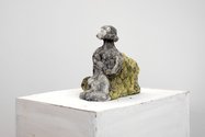 Dan Arps, Figure Study (Larger), 2019, epoxy putty, 3D printed PLA, acrylic paint, 260 x 180 x 300 mm, overall with plinth, 1325 x 375 x 600 mm