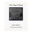 Cover of Angus MacLise's book The Map of Dusk, published in 1984 by /SZ Press, featuring his calligraphy