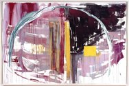 Gretchen Albrecht, Arcanum, 1989, gouache and collage on paper, 1500 x 2400 mm