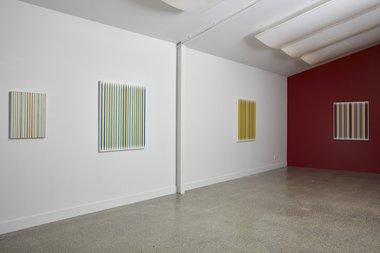 Jon Tootill's 'Harakeke' exhibition as installed at Sanderson Contemporary Art.