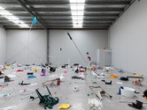 Peter Robinson, Rag Trade, 2020 installation views: 23 Gordon Rd, Morningside, Auckland