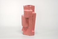 Cheryl Lucas, Pink Pretence, ceramic, 315 x 180 x 135 mm. Photo: John Collie