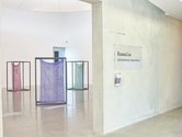 Installation of Rozana Lee's Sekali pendatang, tetap pendatang exhibition at Te Uru.