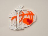 Octavia Cook, I (Immortal Jellyfish) brooch, 2022, acrylic, silver, copper, 100 x 72 x 9 mm--back