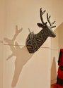 Anya Whitlock, Fabric Fantom Deer, fabric on fibreglass, ca. 90 x 55 x 40 cm.